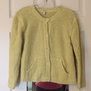 J.Jill chunky button up sweater